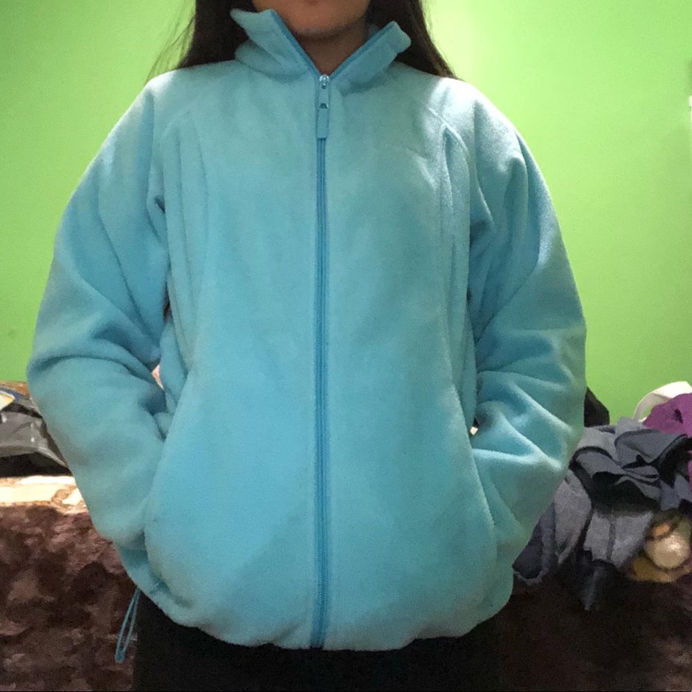 Baby blue Colombia sweater. Never worn.